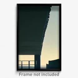 Pixel Art Poster - Bleak Parapet (8 Bit Psychedelic Trippy Video Game Print)
