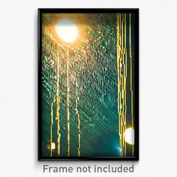 Pixel Art Poster - Watery Cdmx (8 Bit Psychedelic Trippy Weird Video Game Print)