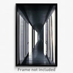 Pixel Art Poster - Gray Thoroughfare (8 Bit Psychedelic Trippy Video Game Print)