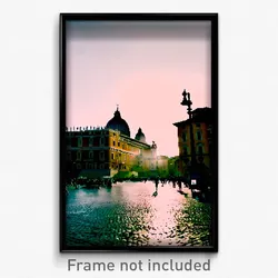 Pixel Art Poster - Uncommon Rome (8 Bit Psychedelic Trippy Video Game Print)