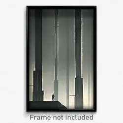 Pixel Art Poster - Spotless Gallows (8 Bit Psychedelic Trippy Video Game Print)