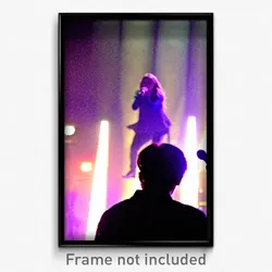 Pixel Art Poster - Haunting Concert (8 Bit Psychedelic Trippy Video Game Print)