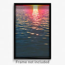 Pixel Art Poster - Coarse Lake (8 Bit Psychedelic Trippy Weird Video Game Print)