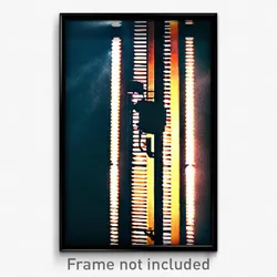 Pixel Art Poster - Bold Corner (8 Bit Psychedelic Trippy Weird Video Game Print)