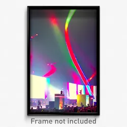 Pixel Art Poster - Agile Fest (8 Bit Psychedelic Trippy Weird Video Game Print)