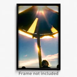 Pixel Art Poster - Sunny Spectacle (8 Bit Psychedelic Trippy Video Game Print)