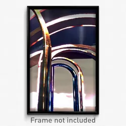 Pixel Art Poster - Metallic Arch (8 Bit Psychedelic Trippy Video Game Print)