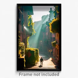 Pixel Art Poster - Average Oubliette (8 Bit Psychedelic Trippy Video Game Print)