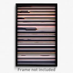 Pixel Art Poster - Superficial Steps (8 Bit Psychedelic Trippy Video Game Print)