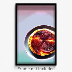 Pixel Art Poster - Coarse Pastel De Nata (8 Bit Psychedelic Video Game Print)