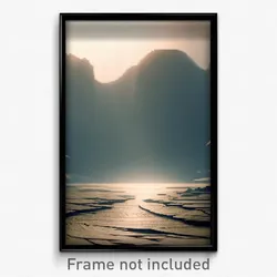 Pixel Art Poster - Drab Plateau (8 Bit Psychedelic Trippy Video Game Print)