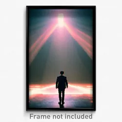 Pixel Art Poster - Imaginary Staith (8 Bit Psychedelic Trippy Video Game Print)