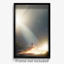 Pixel Art Poster - Little Cataract (8 Bit Psychedelic Trippy Video Game Print)