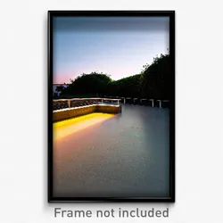 Pixel Art Poster - Subtle Terrace (8 Bit Psychedelic Trippy Video Game Print)