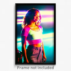 Pixel Art Poster - Bright Crop (8 Bit Psychedelic Trippy Weird Video Game Print)