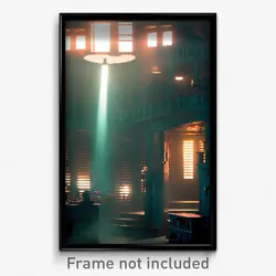 Pixel Art Poster - Creative Safehouse (8 Bit Psychedelic Video Game Print)