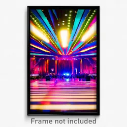 Pixel Art Poster - Well Made Discotheque (8 Bit Psychedelic Video Game Print)