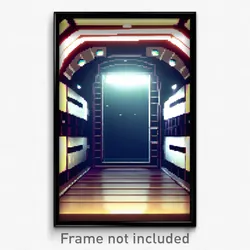 Pixel Art Poster - Tiny Vault (8 Bit Psychedelic Trippy Weird Video Game Print)