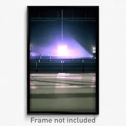 Pixel Art Poster - Dark Arena (8 Bit Psychedelic Trippy Weird Video Game Print)