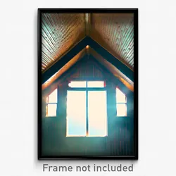 Pixel Art Poster - Nifty Attic (8 Bit Psychedelic Trippy Weird Video Game Print)