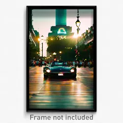 Pixel Art Poster - Blissful Cdmx (8 Bit Psychedelic Trippy Video Game Print)