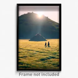 Pixel Art Poster - Brisk Motte (8 Bit Psychedelic Trippy Weird Video Game Print)