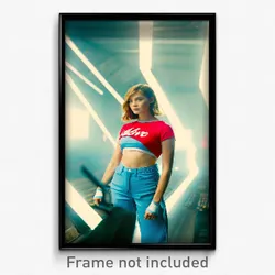 Pixel Art Poster - Alive Crop (8 Bit Psychedelic Trippy Weird Video Game Print)