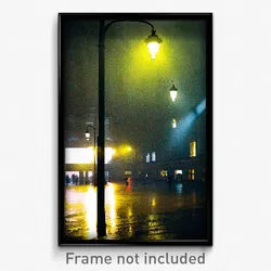 Pixel Art Poster - Damp Vienna (8 Bit Psychedelic Trippy Weird Video Game Print)