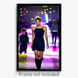 Pixel Art Poster - Uncommon Catwalk (8 Bit Psychedelic Trippy Video Game Print)