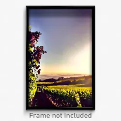 Pixel Art Poster - Tremendous Vineyard (8 Bit Psychedelic Video Game Print)