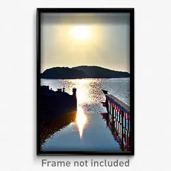 Pixel Art Poster - Long Island (8 Bit Psychedelic Trippy Weird Video Game Print)