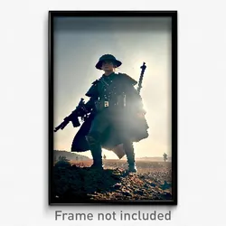 Pixel Art Poster - Bold Battlefield (8 Bit Psychedelic Trippy Video Game Print)