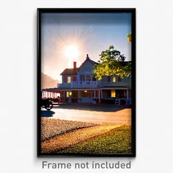Pixel Art Poster - Elegant County (8 Bit Psychedelic Trippy Video Game Print)