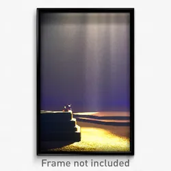 Pixel Art Poster - Subtle Resting Place (8 Bit Psychedelic Video Game Print)