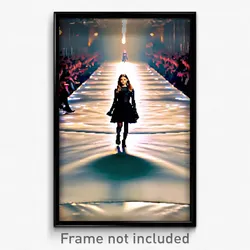 Pixel Art Poster - Rubbery Catwalk (8 Bit Psychedelic Trippy Video Game Print)