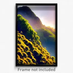 Pixel Art Poster - Dense Peak (8 Bit Psychedelic Trippy Weird Video Game Print)