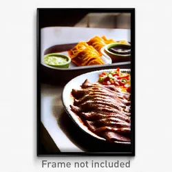 Pixel Art Poster - Pure Enchiladas (8 Bit Psychedelic Trippy Video Game Print)