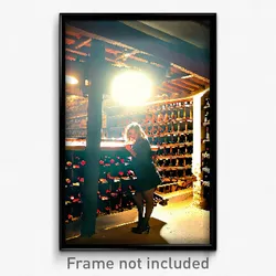 Pixel Art Poster - Candid Cellar (8 Bit Psychedelic Trippy Video Game Print)