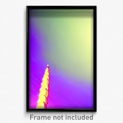 Pixel Art Poster - Measly Spike (8 Bit Psychedelic Trippy Video Game Print)
