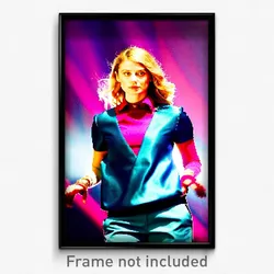 Pixel Art Poster - Rosy Bailey (8 Bit Psychedelic Trippy Weird Video Game Print)