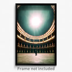 Pixel Art Poster - Grandiose Catacombs (8 Bit Psychedelic Video Game Print)