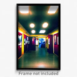 Pixel Art Poster - Puny Gallery (8 Bit Psychedelic Trippy Video Game Print)