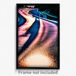 Pixel Art Poster - Ample Road (8 Bit Psychedelic Trippy Weird Video Game Print)