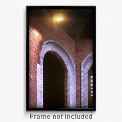 Pixel Art Poster - Unimaginable Brickyard (8 Bit Psychedelic Video Game Print)