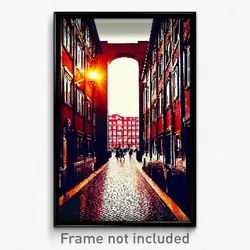 Pixel Art Poster - Bronze Lisbon (8 Bit Psychedelic Trippy Video Game Print)