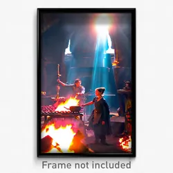 Pixel Art Poster - Candid Forge (8 Bit Psychedelic Trippy Video Game Print)