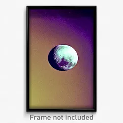 Pixel Art Poster - Classic Pluto (8 Bit Psychedelic Trippy Video Game Print)