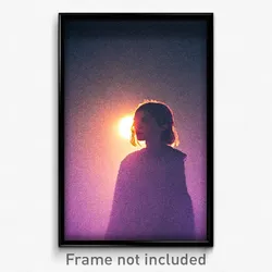 Pixel Art Poster - Brisk Darkness (8 Bit Psychedelic Trippy Video Game Print)