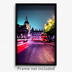 Pixel Art Poster - Normal London (8 Bit Psychedelic Trippy Video Game Print)