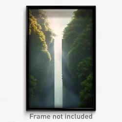 Pixel Art Poster - Dense Chute (8 Bit Psychedelic Trippy Weird Video Game Print)